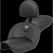 Saddlemen Explorer™ Road Sofa Seat - with Backrest - Carbon Fiber 896-05-185BR_1415590