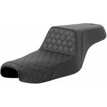 Saddlemen Step-Up Seat - Honeycomb - Black Stitching - Sportster '04-'21 807-11-177_1411484