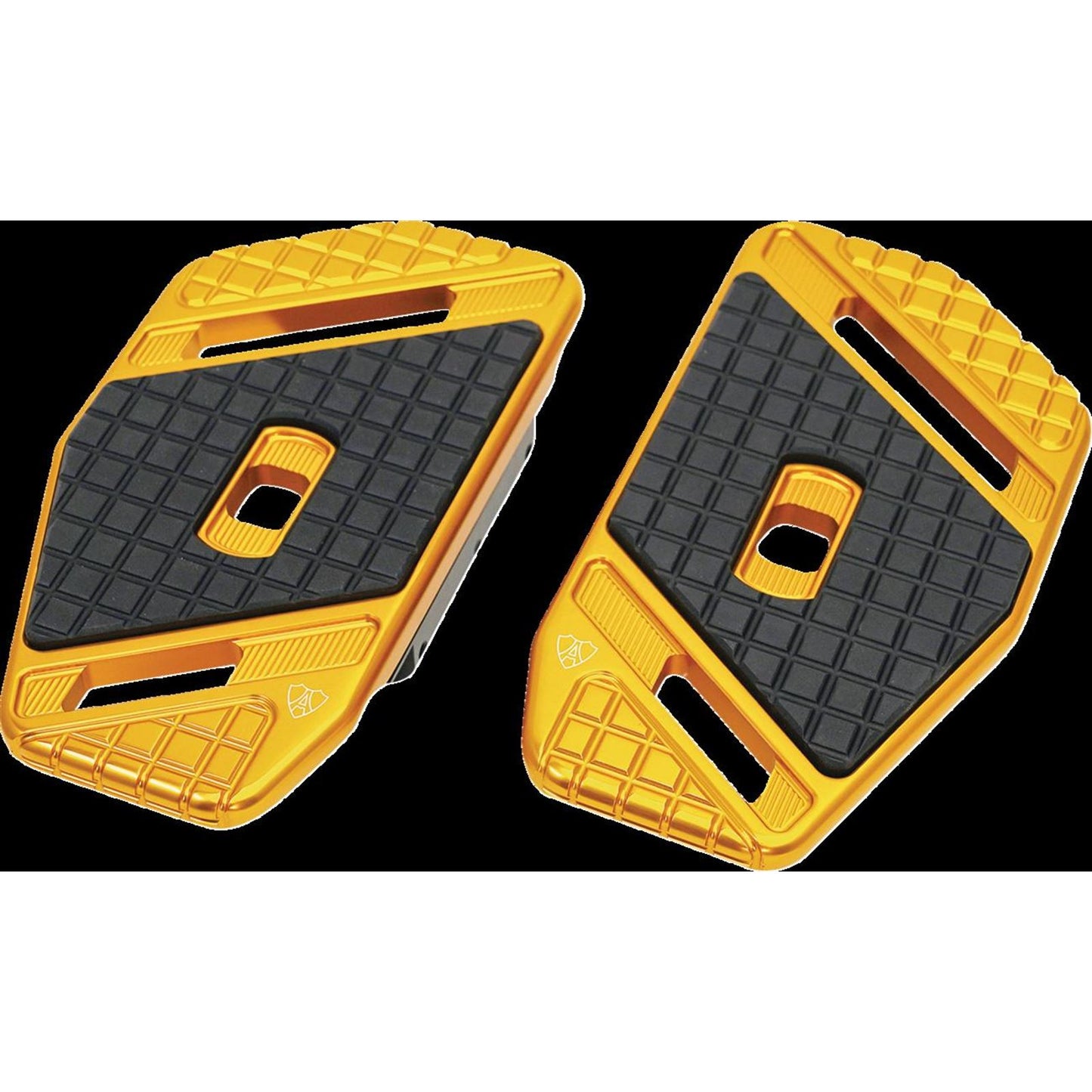 Arlen Ness SpeedLiner Passenger Floorboards - Gold for Harley-Davidson 410-042_1439947