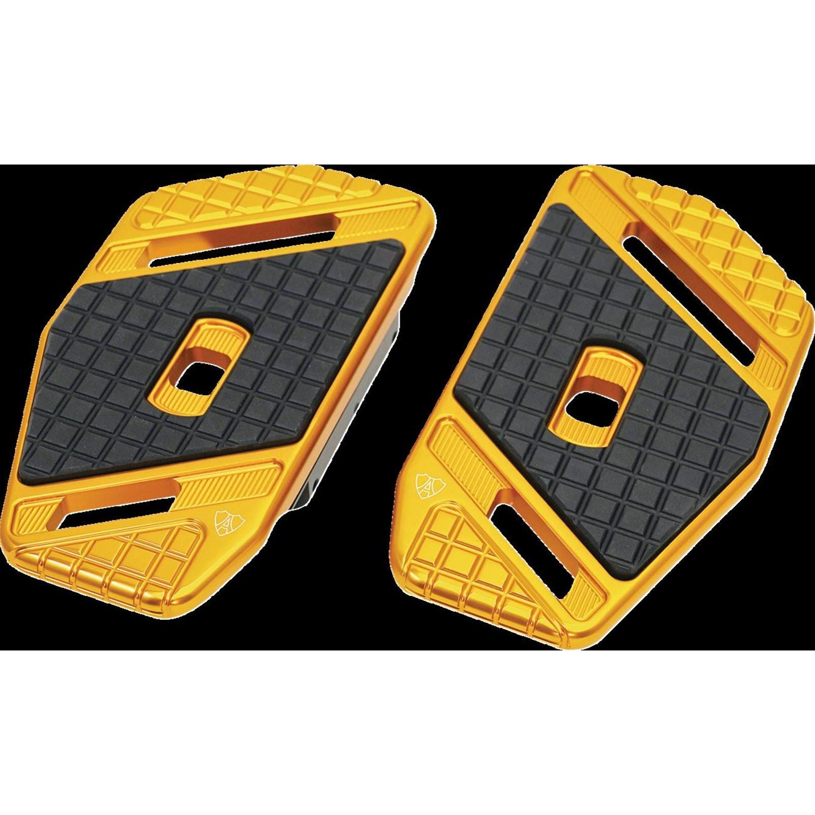 Arlen Ness SpeedLiner Passenger Floorboards - Gold for Harley-Davidson 410-042_1439947