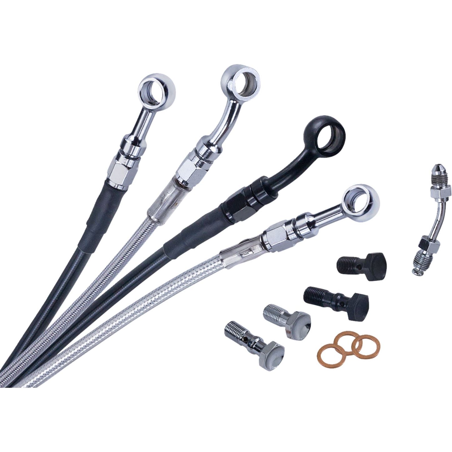 Barnett Performance Brake Line - Upper - Carbon Coat w/ Black Fittings [MPN: 254-30-51133]_1411518