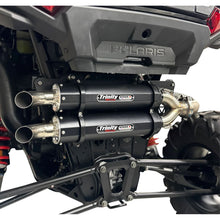 Trinity Racing Dual Slip-On Mufflers - Brushed Aluminum for Polaris [MPN: TR-4186S]_1411520