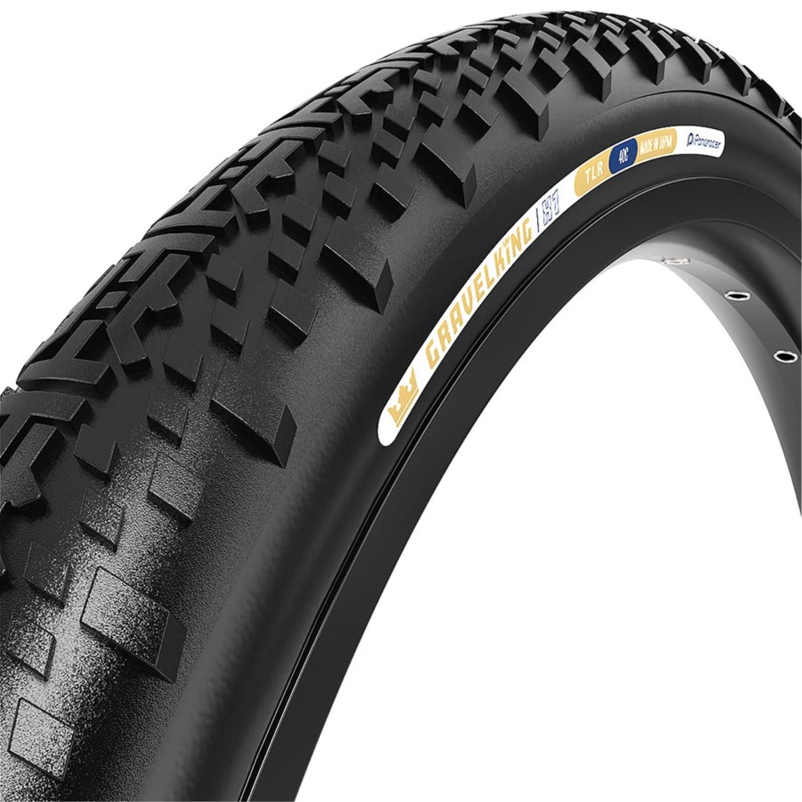 Panaracer GravelKing X1 Gravel Tire 700x40C - Black [MPN: RF740-GKX1-B2]_1411684