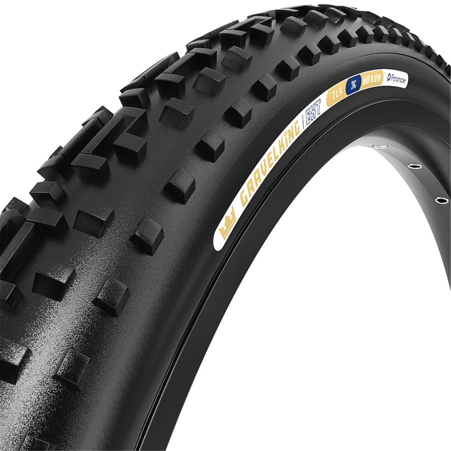 Panaracer GravelKing EXT Gravel Tire 700x38C - Black [MPN: RF738-GKEXT-B2]_1411685