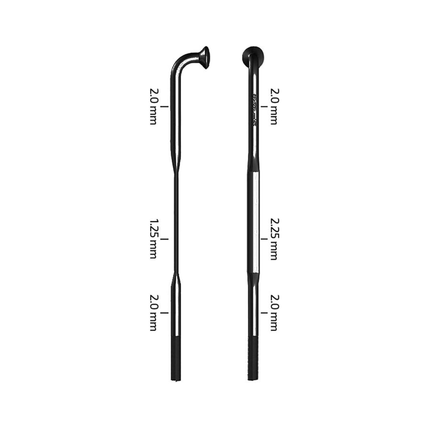 Zipp CX-Sprint J-Bend TCS Spokes Sapim - 288mm - 3pcs - Black [MPN: 11.1918.089.022]_1411746