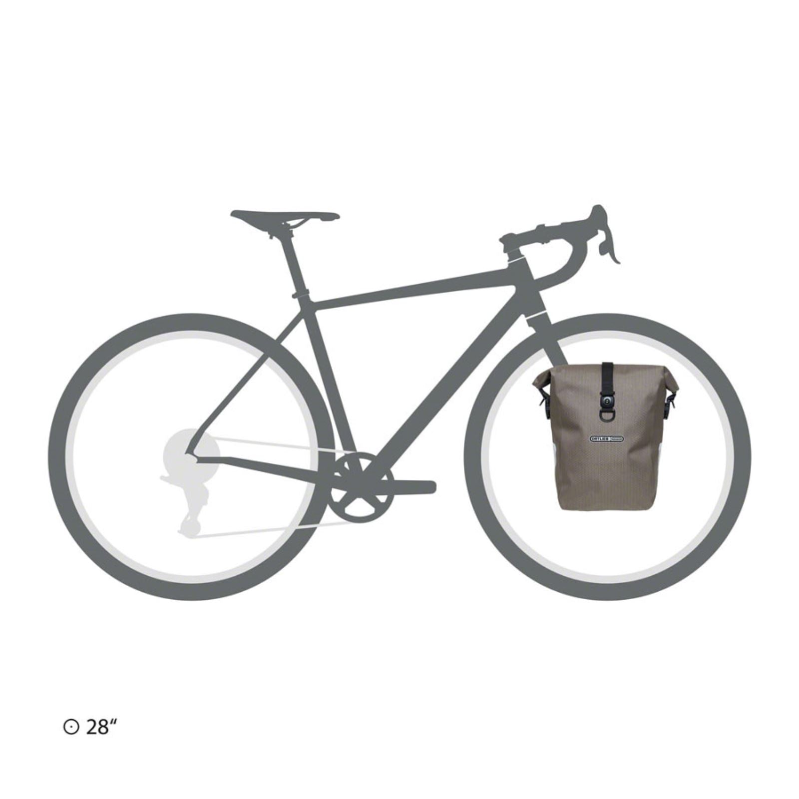 Ortlieb Gravel Pack Pannier - 29/Liter - Pair - Dark Sand [MPN: F9984]_1414483