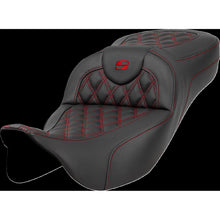 Saddlemen Roadsofa™ Seat - Red Stitch - without Backrest - FL '08-'23 [MPN: A808-07B-184RED]_1434945