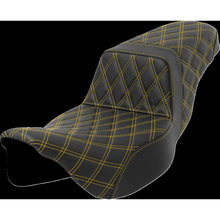 Saddlemen Step-Up Seat - Lattice Stitch - Gold Stitch - Extended Reach A808-07E-175GOL_1471398
