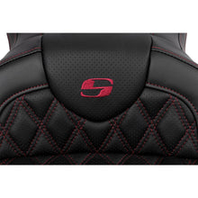 Saddlemen Roadsofa™ Seat - with Backrest - Wine Berry Stitch - FL '08-'23 A808-07R-182BUR_1485745