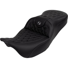 Saddlemen Roadsofa™ Seat - with Backrest - Dark Gray Stitch - FL '08-'23 [MPN: A808-07R-182GRE]_1485741