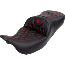 Saddlemen Roadsofa™ Seat - with Backrest - Red Stitch - FL '08-'23 A808-07R-182RED_1485731