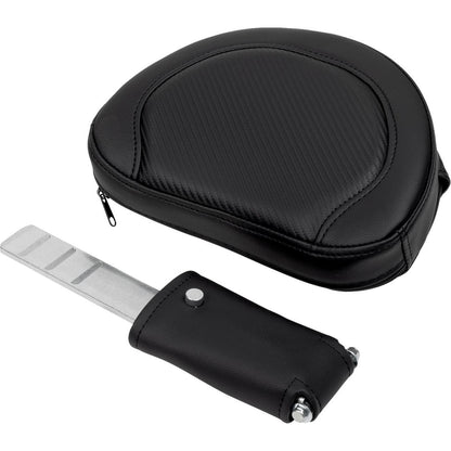 Saddlemen Roadsofa™ Seat - with Backrest - Carbon Fiber - Black Stitch [MPN: A808-07R-185BLK]_1485723