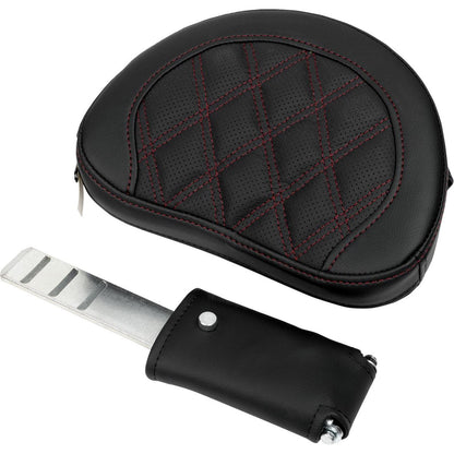 Saddlemen Roadsofa™ Extended Reach Seat - Lattice Stitch Wine Berry Stitch A808-07R-184BUR_1485772