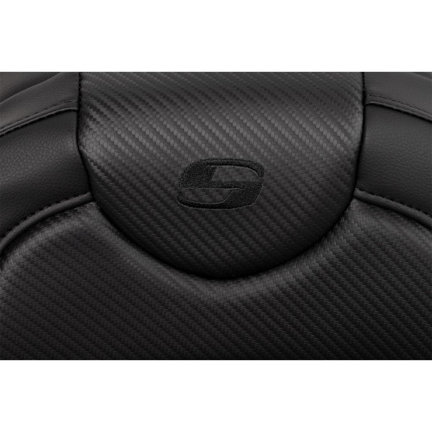 Saddlemen Roadsofa™ Extended Reach Seat - Carbon Fiber - Black Stitch A808-07B-186BLK_1485770
