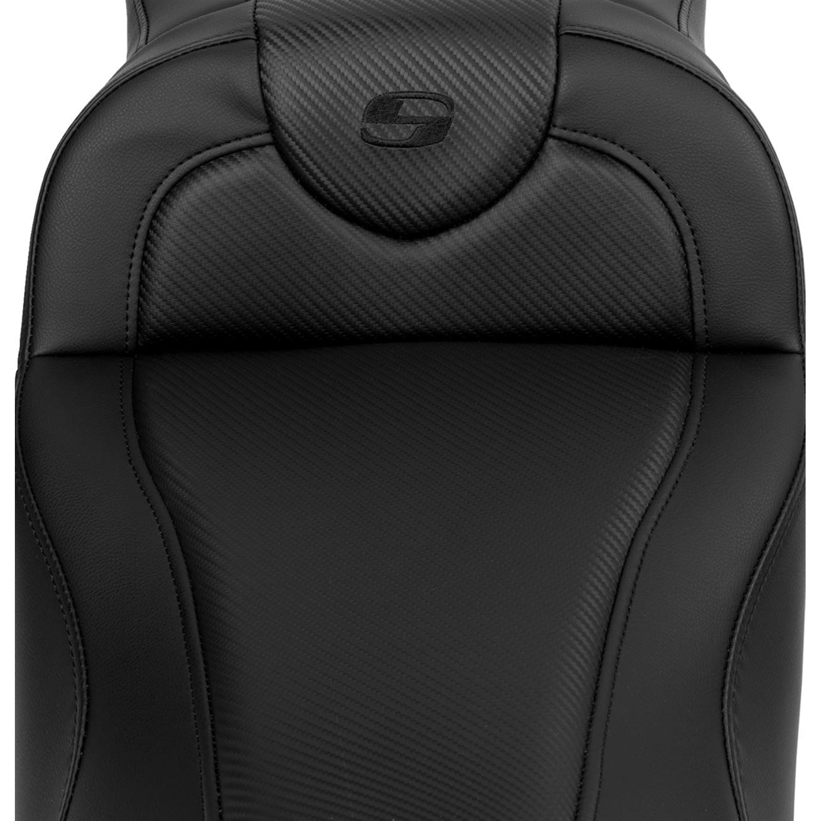 Saddlemen Roadsofa™ Extended Reach Seat - Carbon Fiber - Black Stitch A808-07R-186BLK_1485765