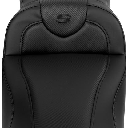 Saddlemen Roadsofa™ Extended Reach Seat - Carbon Fiber - Black Stitch A808-07R-186BLK_1485765