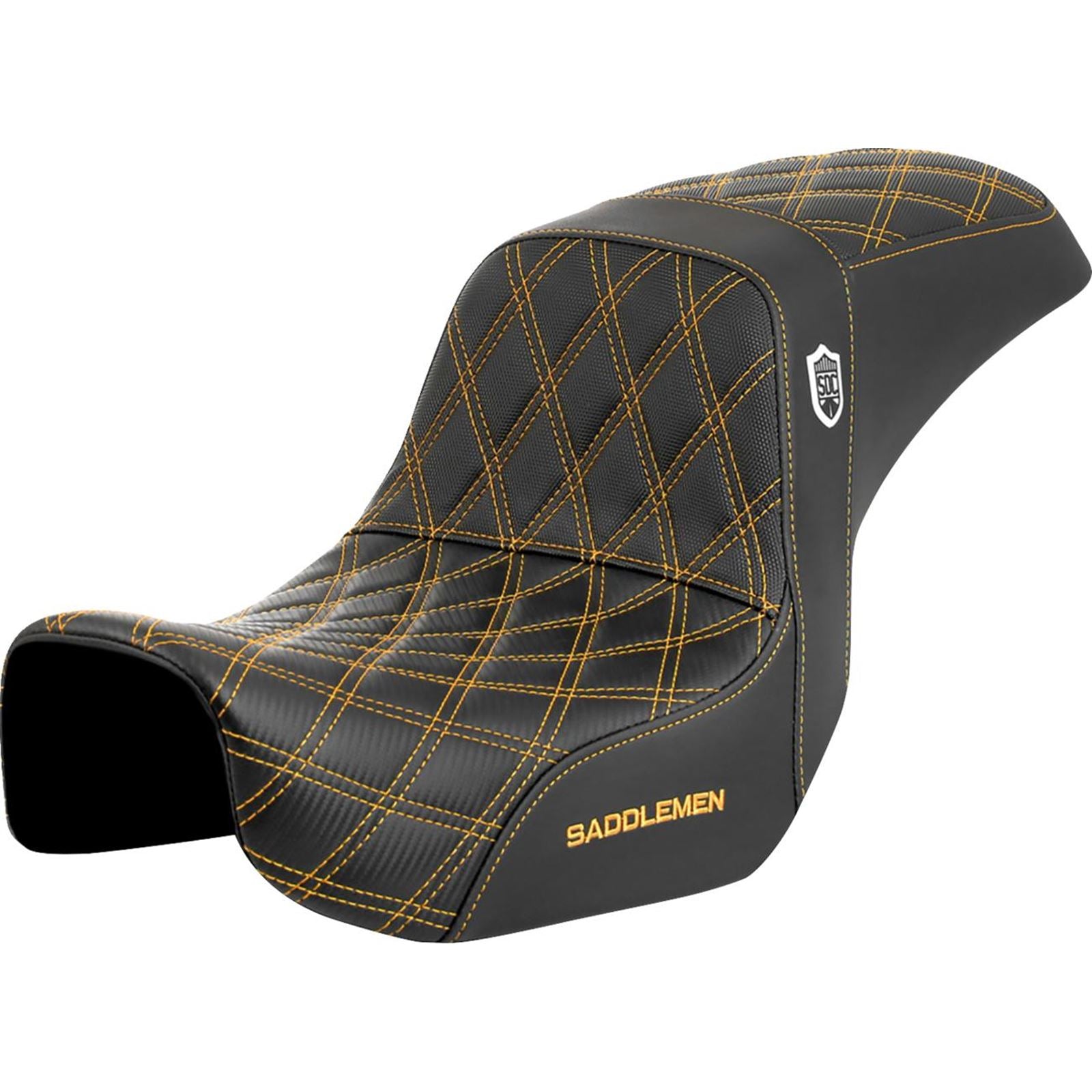 Saddlemen Pro Series SDC Performance Seat - Carbon Fiber/Lumbar Gripper SC80604GOL_1485763