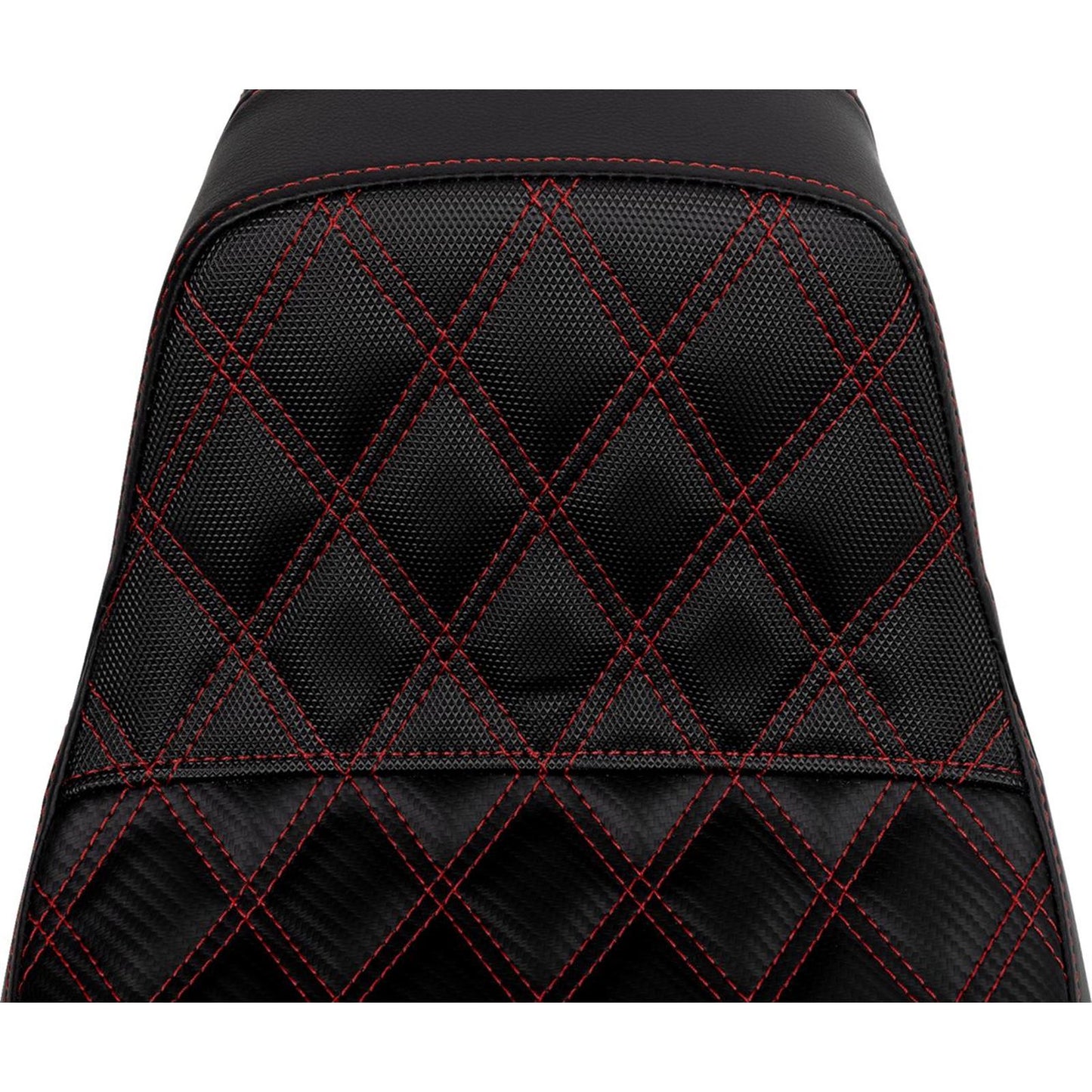 Saddlemen Pro Series SDC Performance Seat - Red Stitch - Dyna '06-'17 SC80604RED_1521531