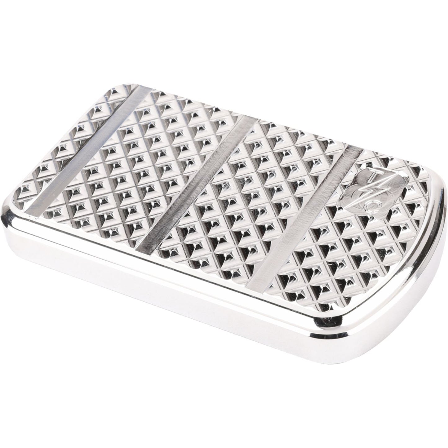 Thrashin Supply Company Brake Pedal Pad - Chrome - FL [MPN: TSC-2201-3]_1413140