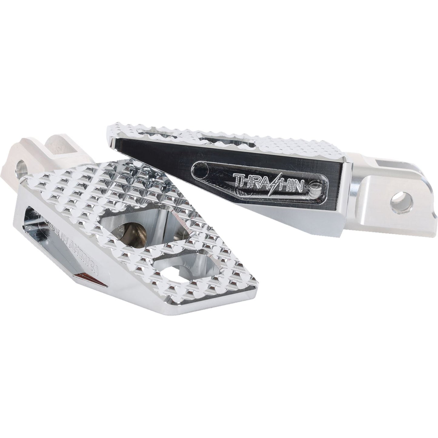 Thrashin Supply Company P-54 Footpegs - Front - Chrome [MPN: TSC-2020-3-SF]_1413142