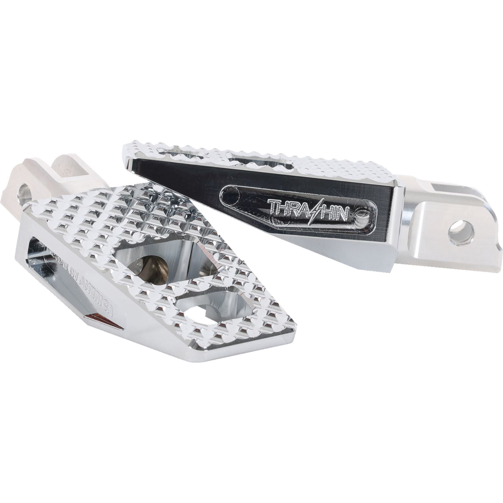 Thrashin Supply Company P-54 Footpegs - Front - Chrome [MPN: TSC-2020-3-SF]_1413142