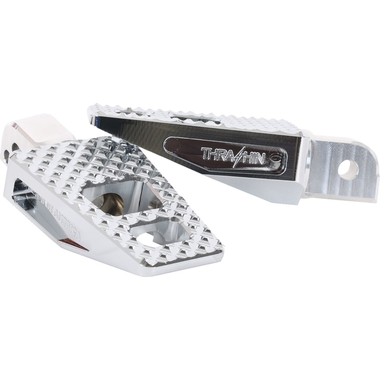 Thrashin Supply Company P-54 Footpegs - Rear - Chrome [MPN: TSC-2020-3-SR]_1413143