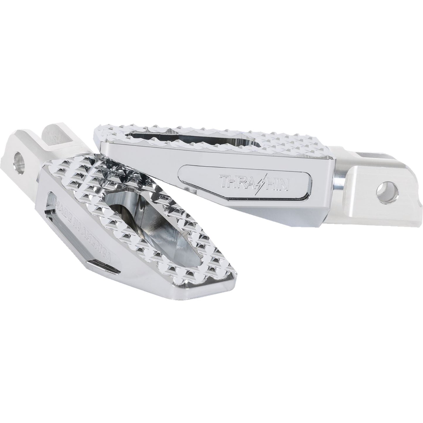 Thrashin Supply Company Slim P-54 Footpegs - Front - Chrome [MPN: TSC-2021-3-SF]_1413165
