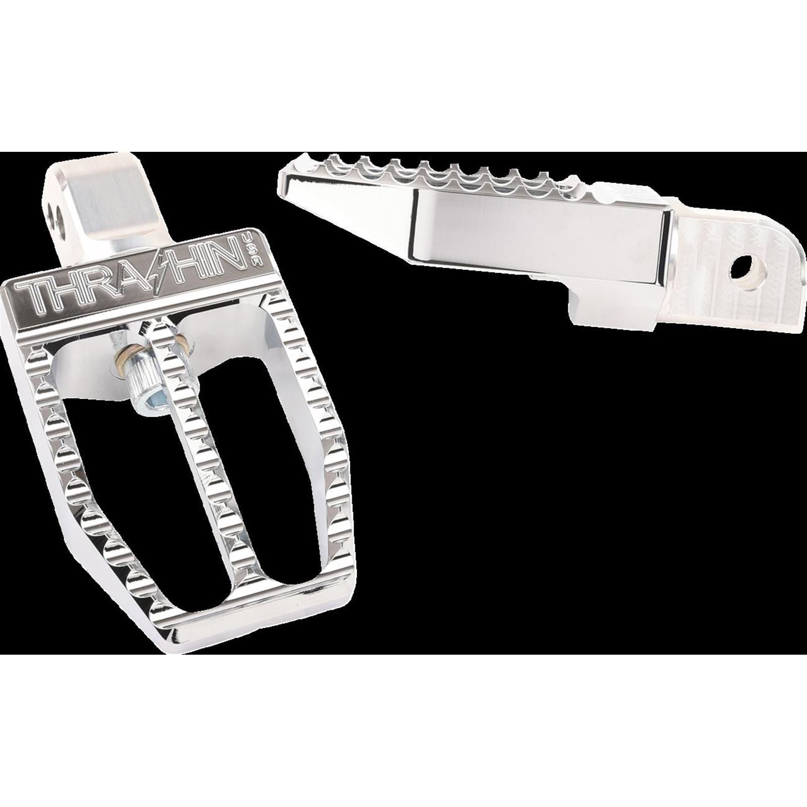 Thrashin Supply Company Militant Footpegs - Rear - Chrome [MPN: TSC-2019-3-SR]_1439950