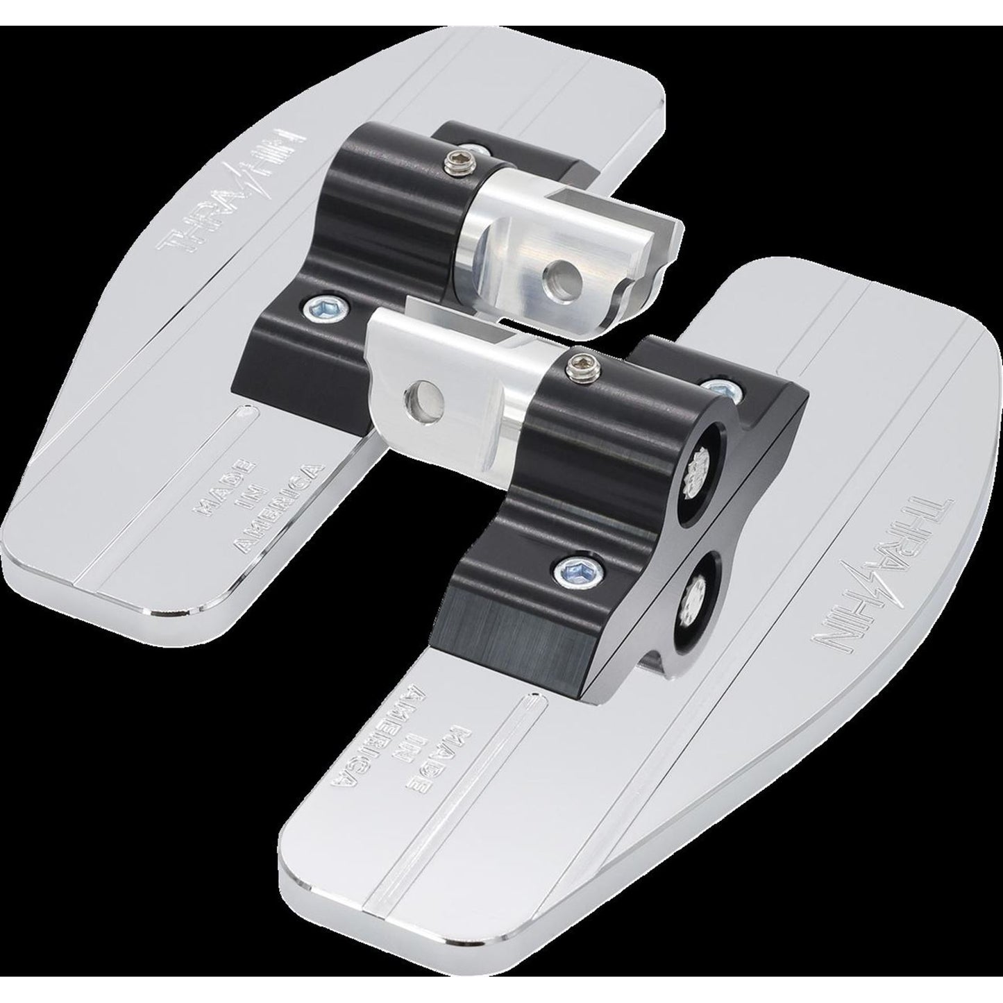 Thrashin Supply Company Mini Floorboards - Chrome for Harley-Davidson [MPN: TSC-2030-3]_1439042