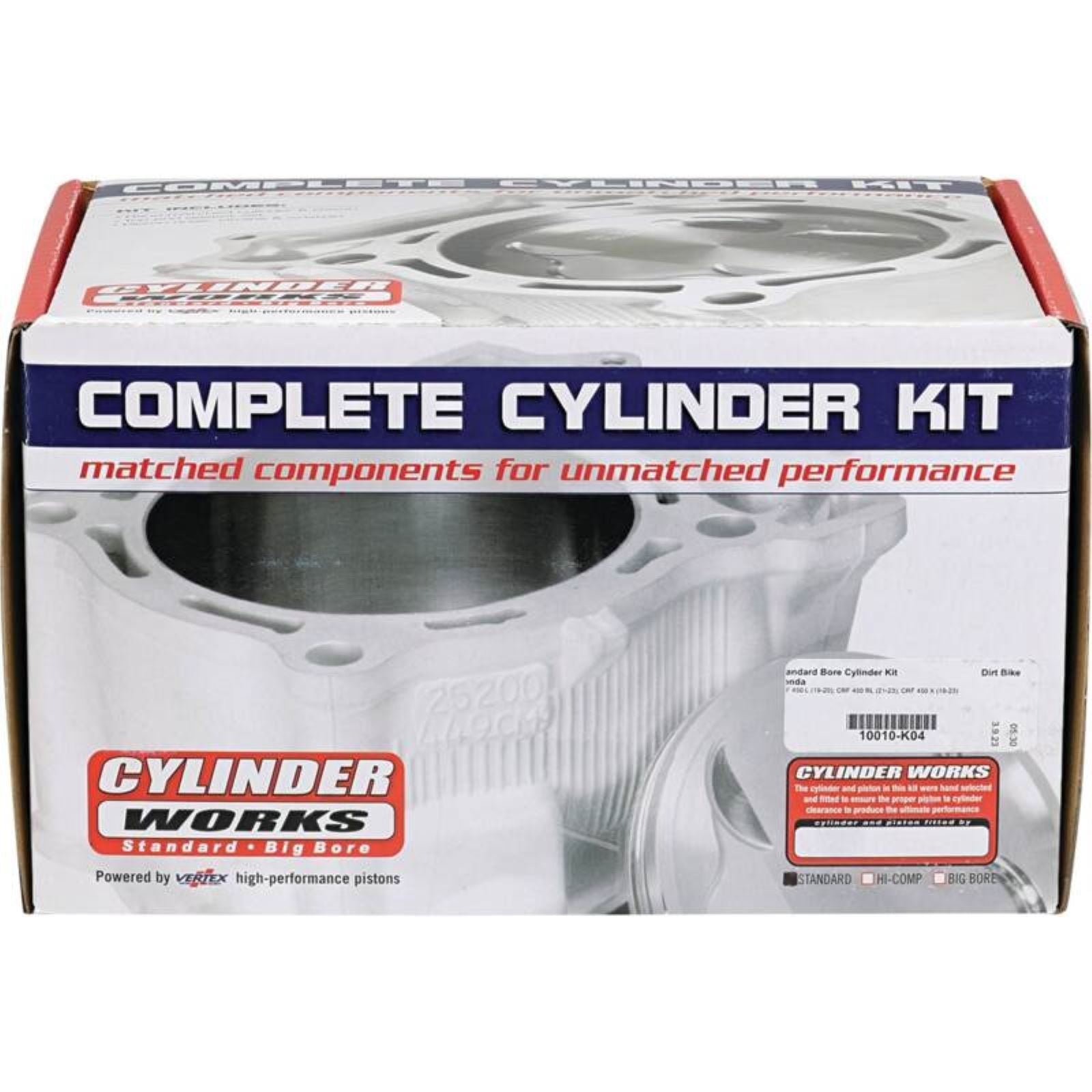 Cylinder Works Standard Bore Cylinder Kit Compatible with Honda [MPN: 10010-K04]_1618019