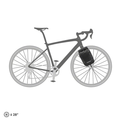 Ortlieb Fork Pack Plus Front Pannier - 5.8/Liter - Each - Black [MPN: F6402]_1440596