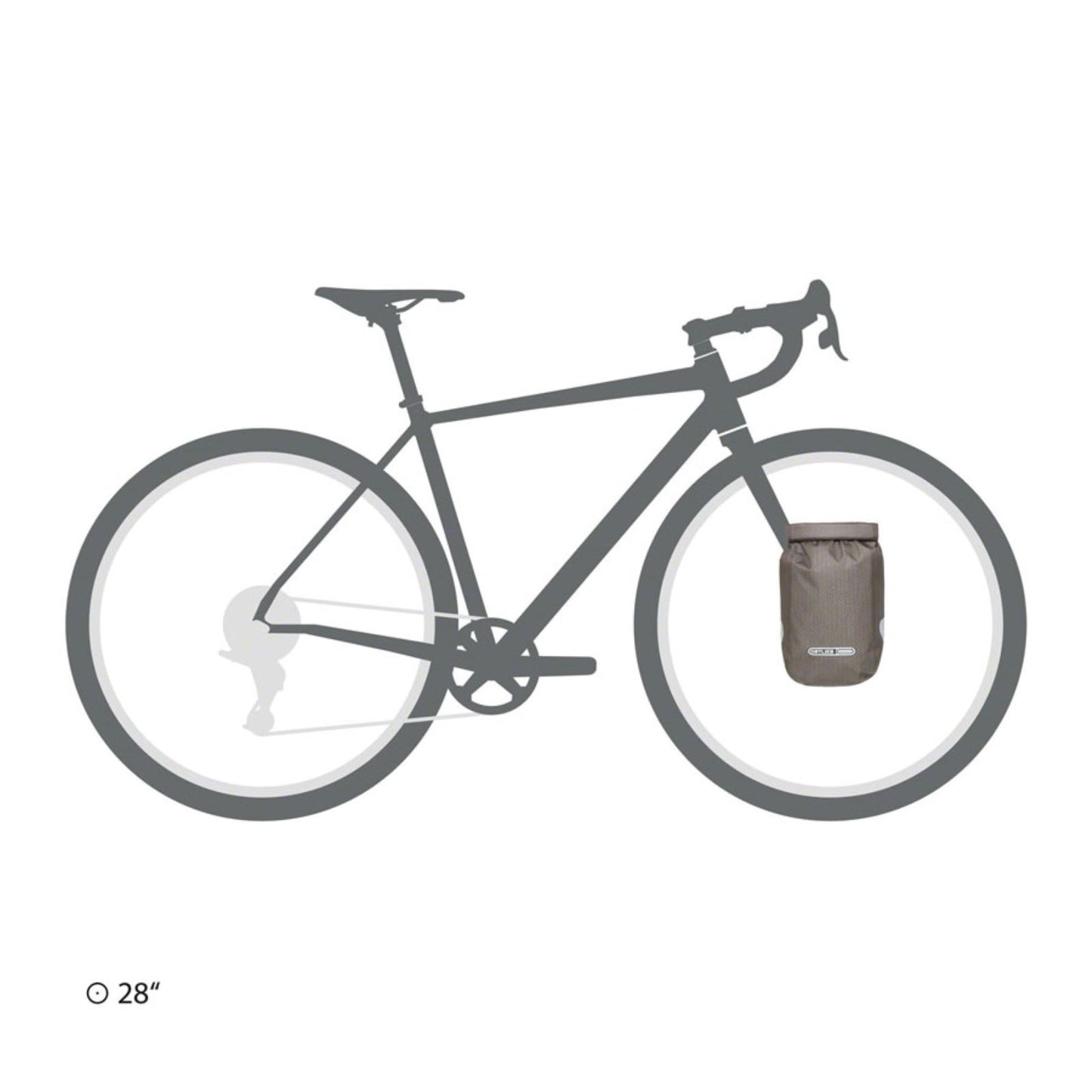 Ortlieb Fork Pack Front Pannier - 4.1/Liter - Each - Dark Sand [MPN: F9994]_1440602