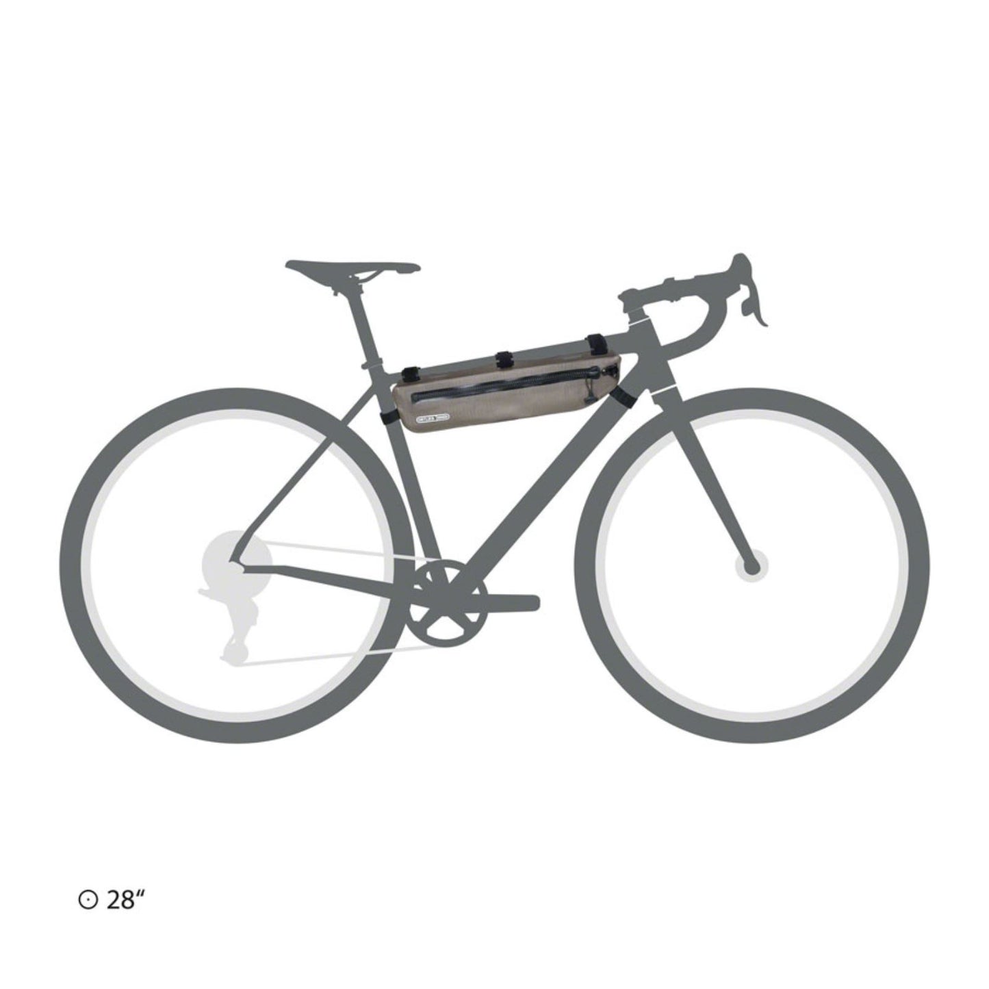 Ortlieb Bike Packing Toptube Frame Pack - 4 Liter - Dark Sand [MPN: F9947]_1440633
