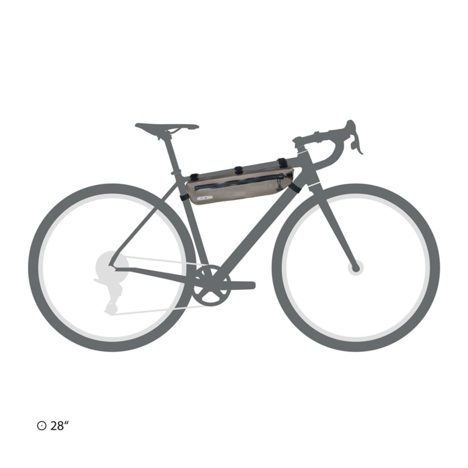 Ortlieb Bike Packing Toptube Frame Pack - 4 Liter - Dark Sand [MPN: F9947]_1440633