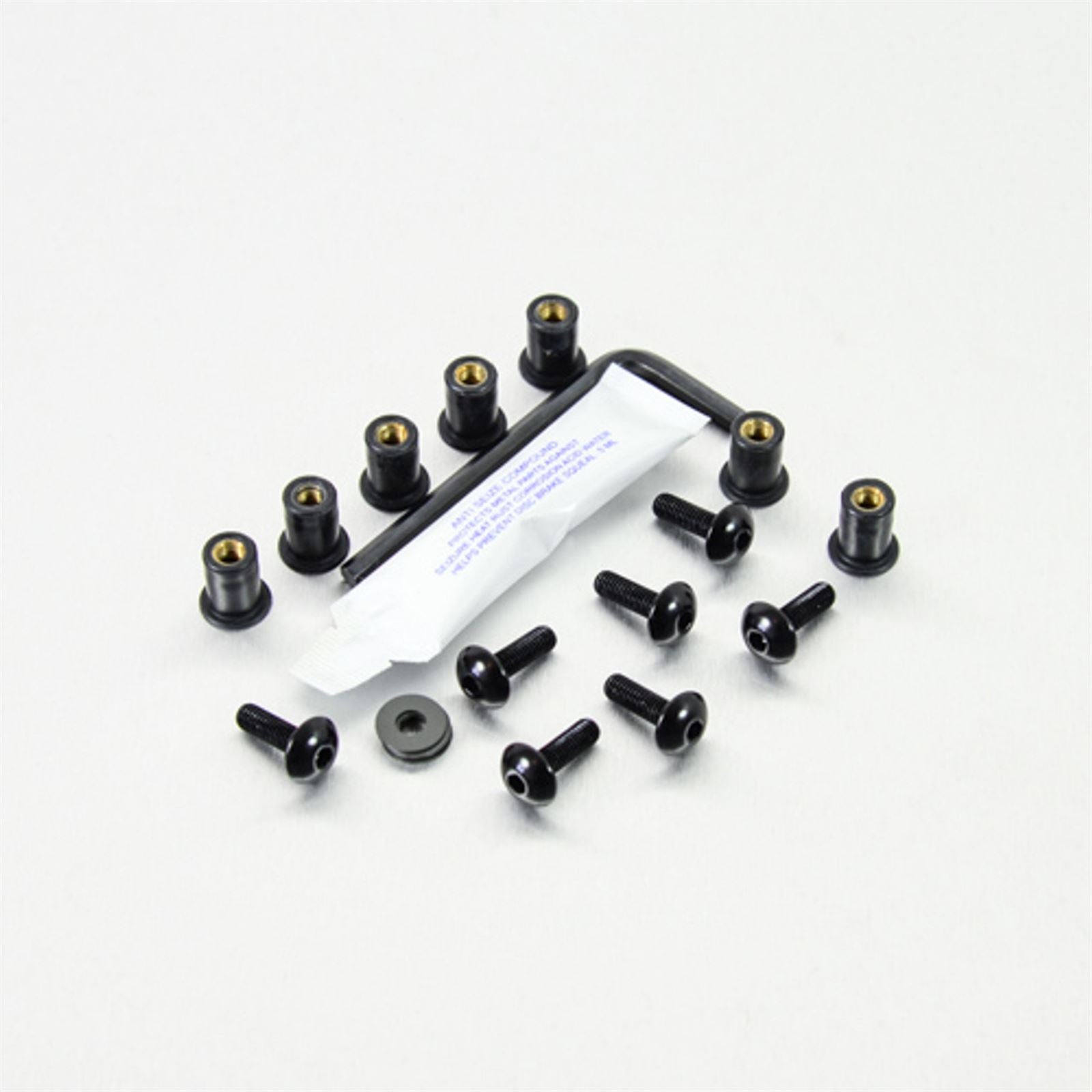 Pro-Bolt Aluminum Screen Kit - 7 Bolt - Black [MPN: SK7BK]_1413961