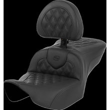 Saddlemen Roadsofa™ Seat - with Backrest - Lattice Stitch - Black FL '23-'24 [MPN: 823-07-182BR]_1434957