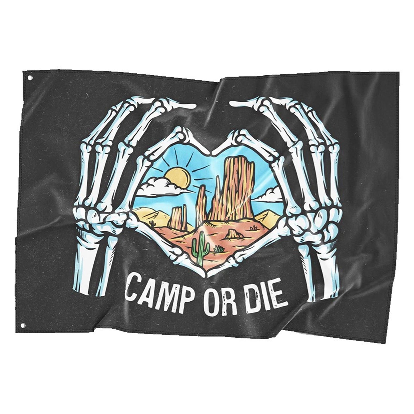 HighViz Flag Co. Camp or Die Small Driver Side 18"x12" 101SmD_1431476