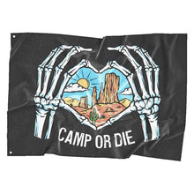 HighViz Flag Co. Camp or Die Small Driver Side 18"x12" 101SmD_1431476