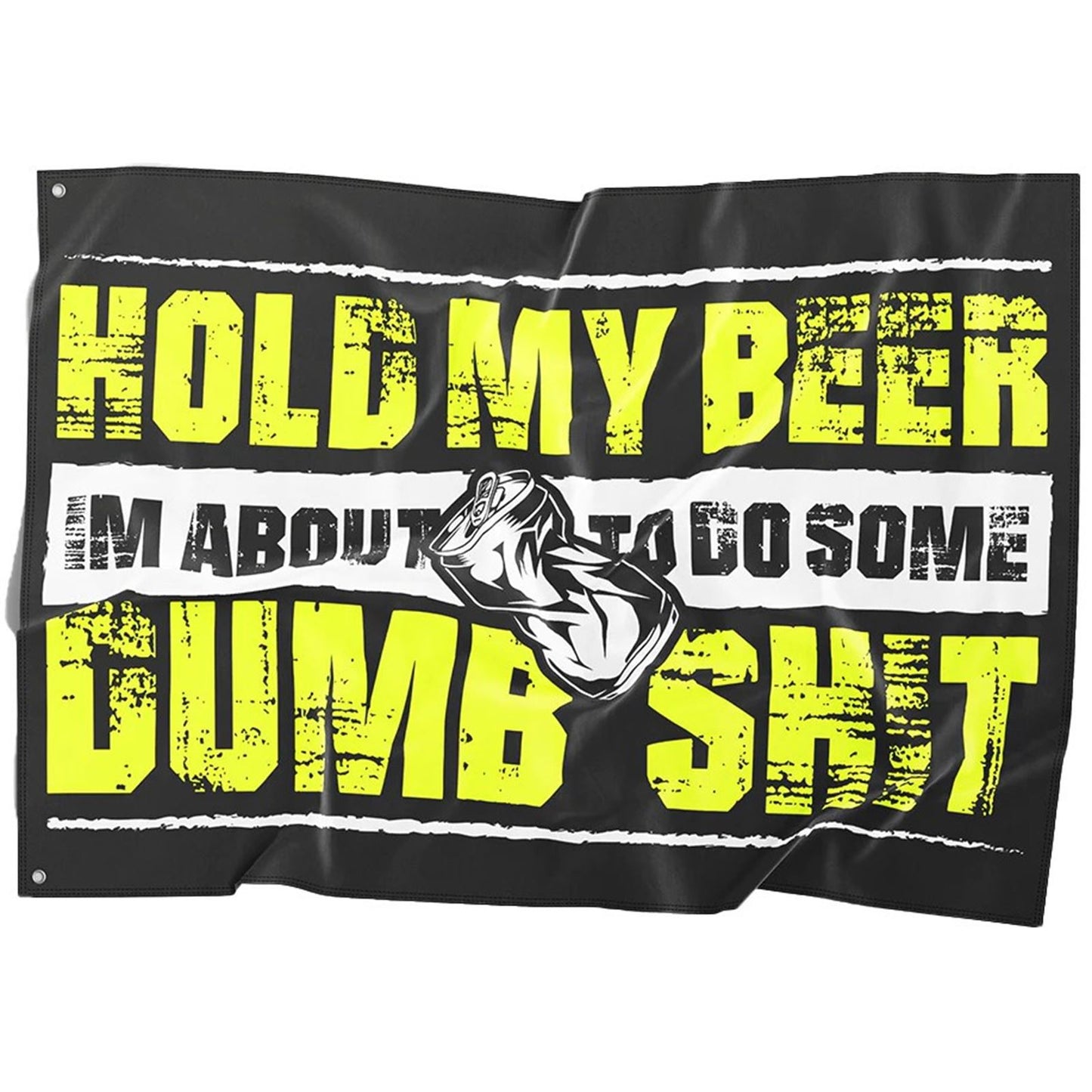 HighViz Flag Co. Hold My Beer Small Driver Side 18"x12" 111SmD_1432543