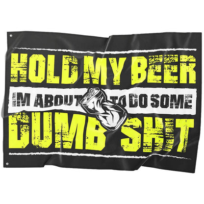 HighViz Flag Co. Hold My Beer Small Driver Side 18"x12" 111SmD_1432543
