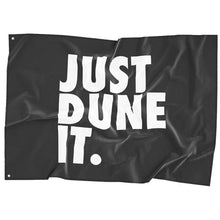 HighViz Flag Co. Just Dune It - (White on Black) Small Driver Side 18"x12" 113SmD_1432586
