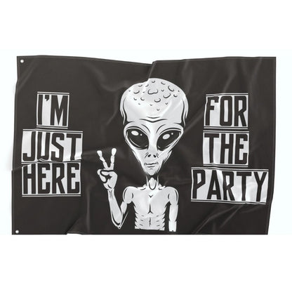 HighViz Flag Co. Alien Party Small Driver Side 18"x12" 147SmD_1497737