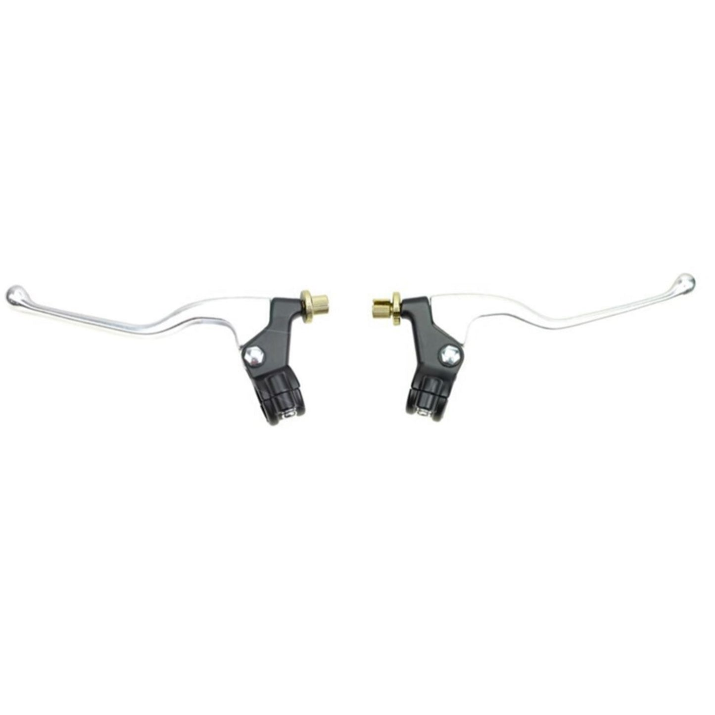 2FastMoto Clutch and Brake Power Lever Pair w/ Black 2-Piece Perch 7/8" 01-3025/3026_1431537