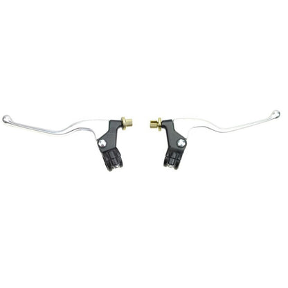 2FastMoto Clutch and Brake Power Lever Pair w/ Black 2-Piece Perch 7/8" 01-3025/3026_1431537