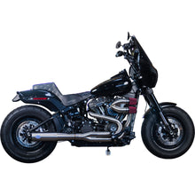 S&S Cycle 2-into-1 Superstreet Exhaust System - Brushed Stainless Steel 550-1099_1432937