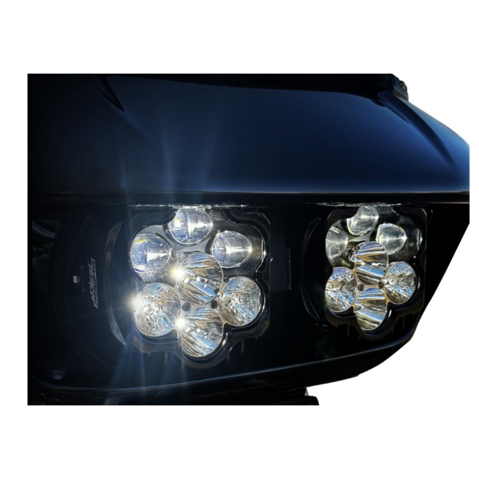 Custom Dynamics Shark Demon™ 2 Headlight fits Harley-Davidson Road Glide SD2-RG-WW_1475320