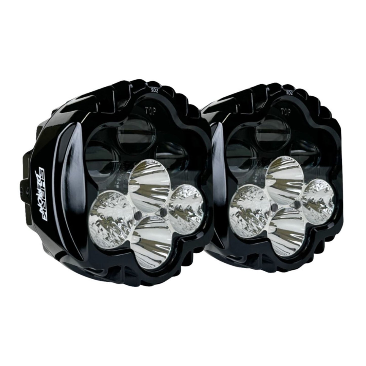 Custom Dynamics Shark Demon™ 2 Headlight fits Harley-Davidson Road Glide SD2-RG-WW_1475323