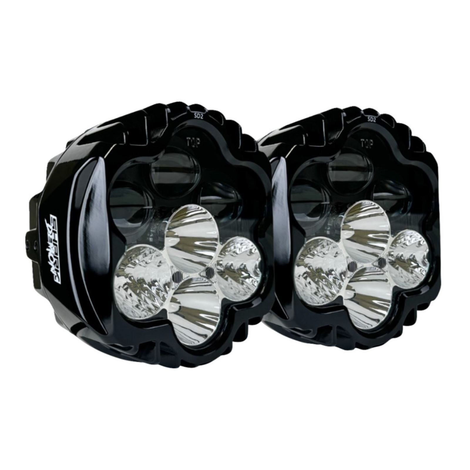 Custom Dynamics Shark Demon™ 2 Headlight fits Harley-Davidson Road Glide SD2-RG-WW_1475323