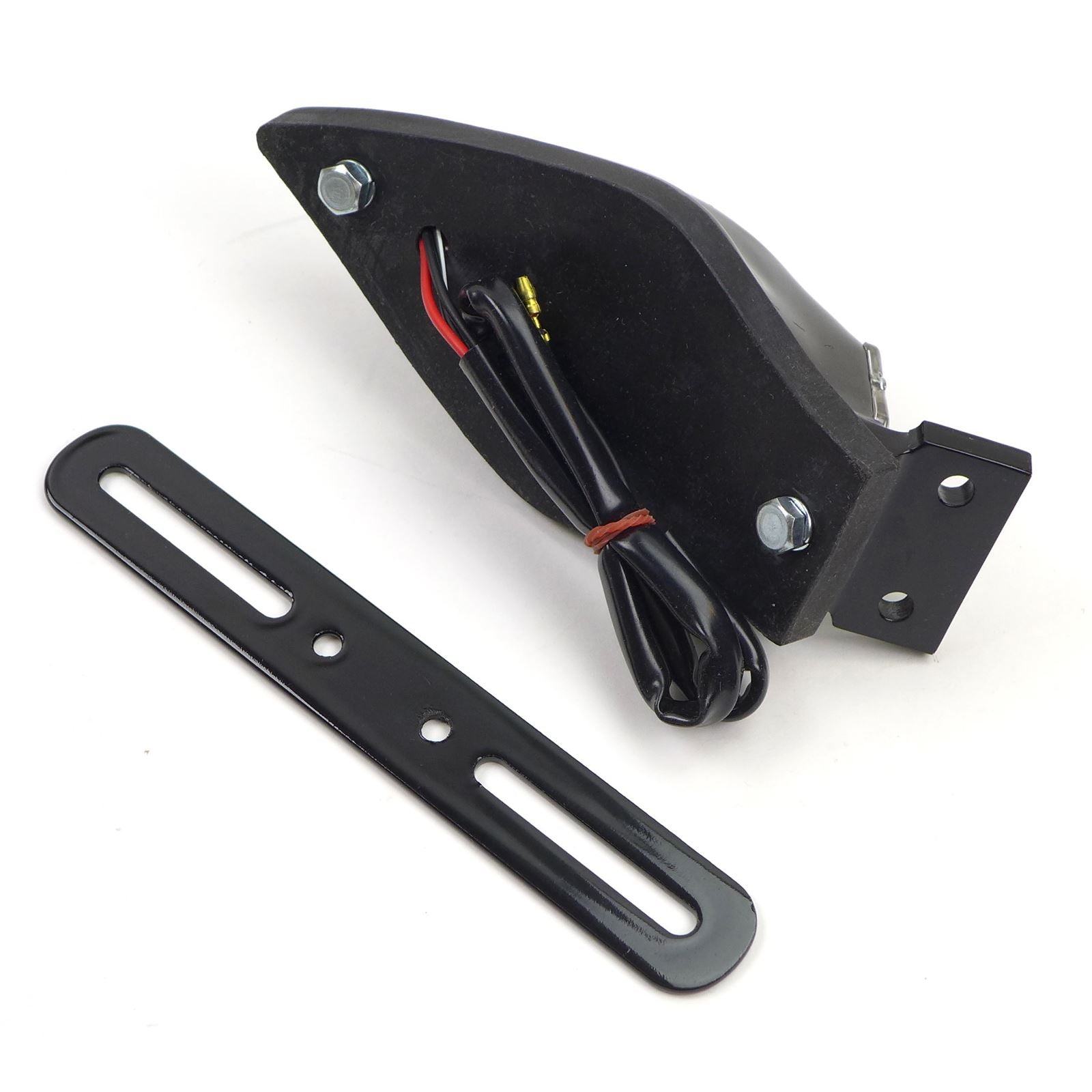 2FastMoto Motorcycle Custom - 12 Volt - Black Teardrop Tail/Brake Light OPEN BOX 62-21671_1438652