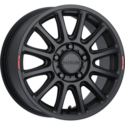 Raceline Wheel - Alpha - Front/Rear - Black - 15x7 - 5/114.3 - +56 mm A14VB-57012+56_1438028